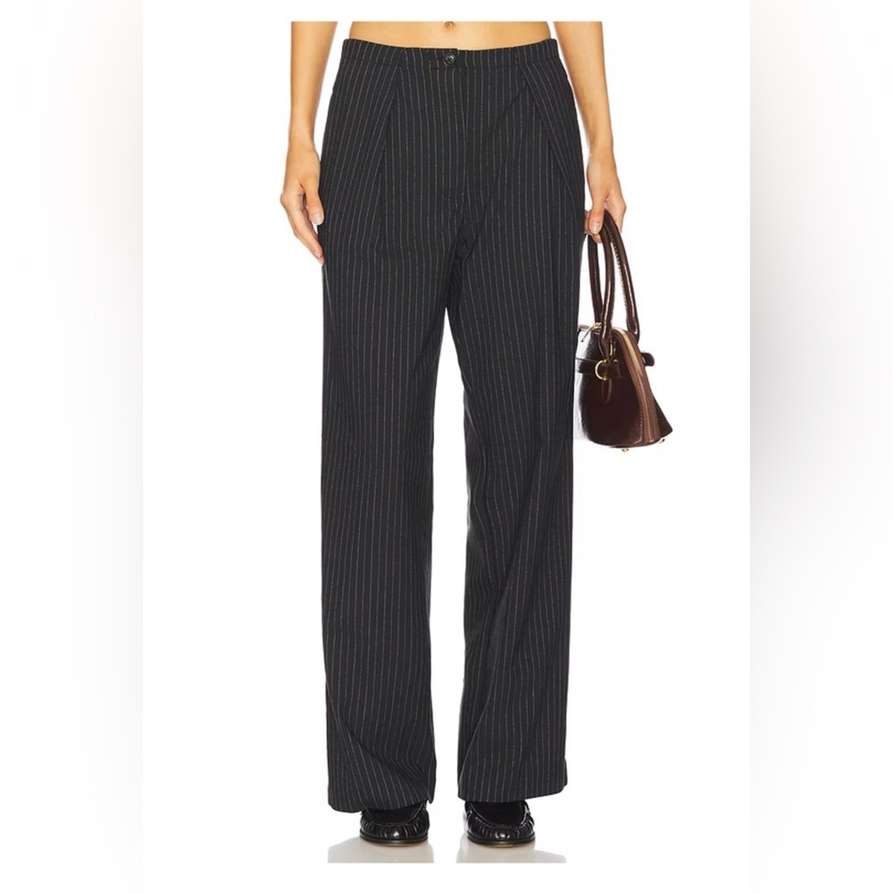 Free People Pinstripe Pull-On Pants – Large